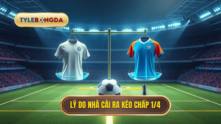 Tại sao nhà cái lại đưa ra tỷ lệ Kèo chấp 1/4 (0.25)?