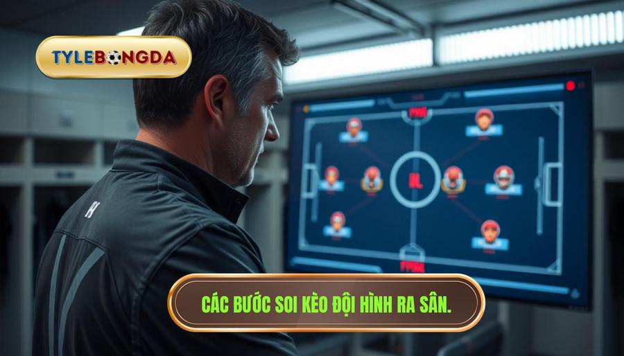 3. Các bước soi kèo đội hình ra sân.